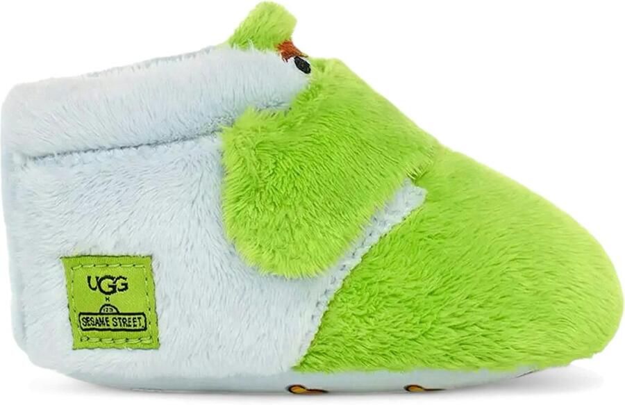 UGG x Oscar Bixbee Babyslofjes Baby Pantoffeltjes Zachte Babyschoenen Sesamstraat Groen Grijs