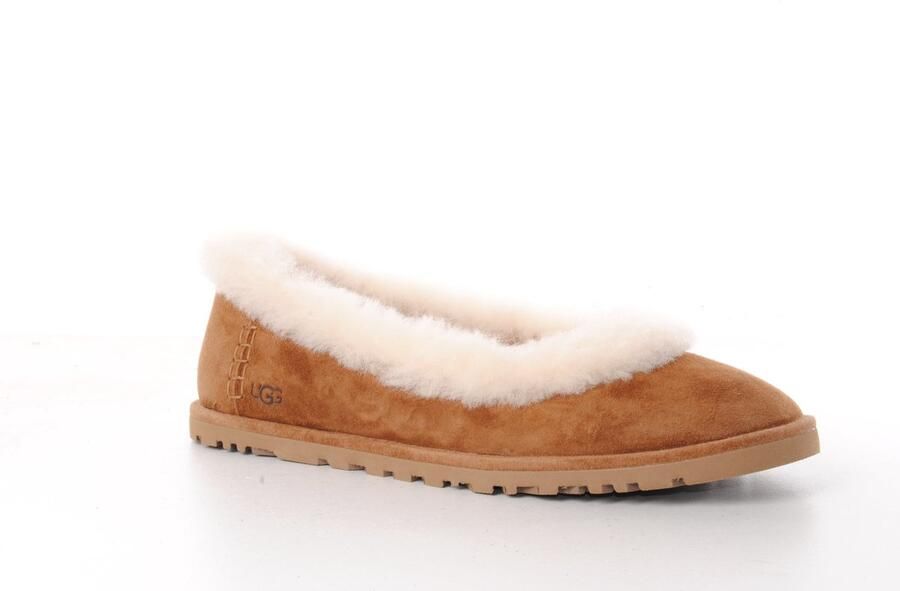 UGG Ballerina's Zora Ballet Flat Homeslippers flats met logoversiering - Foto 2