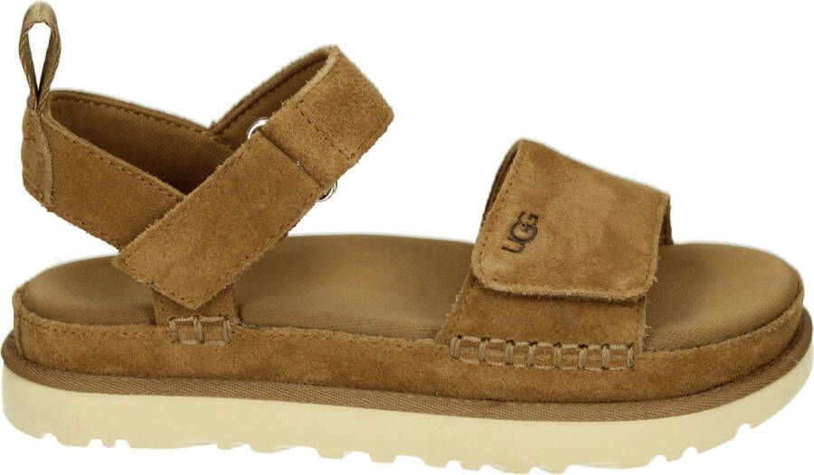 UGG Plateausandalen W GOLDENSTAR plateausandaal sandaal met klittenbandsluiting