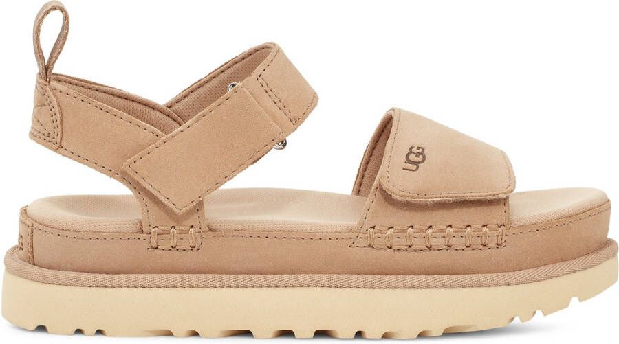 UGG Plateausandalen W GOLDENSTAR met klittenbandsluiting