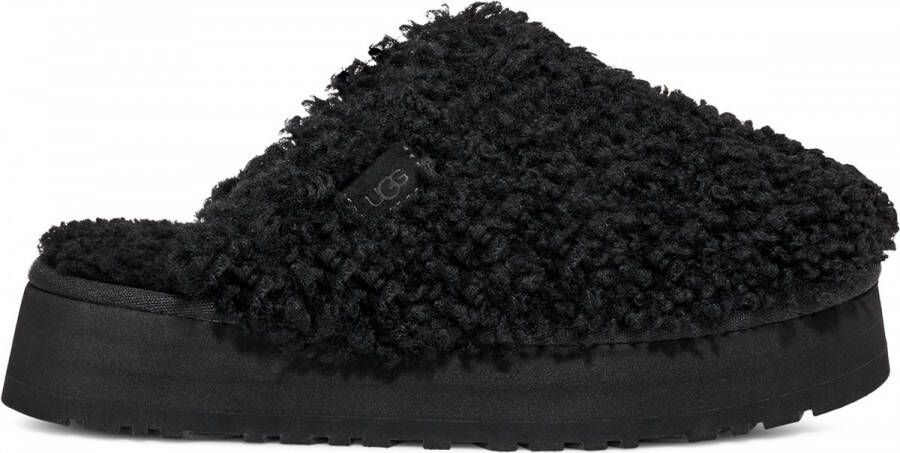 UGG W Maxi Curly Platform Dames Sloffen Black