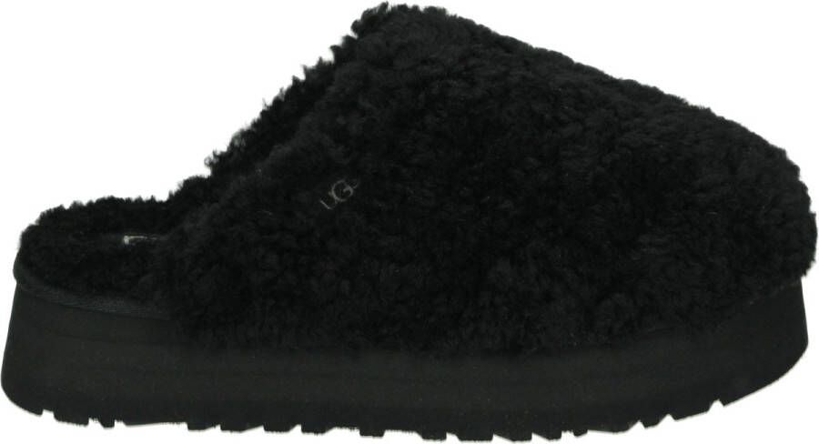 UGG W Maxi Curly Platform Dames Sloffen Black