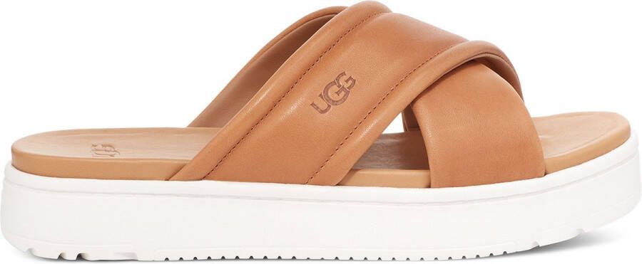 UGG W Zayne Crossband Dames Slippers Cognac