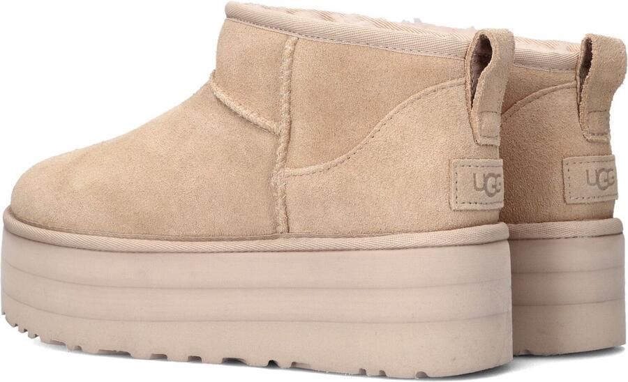 UGG's Bruin Tinten W Classic Ultra Mini Platform Vachtlaarzen Warme Laarzen Dames Beige - Foto 6