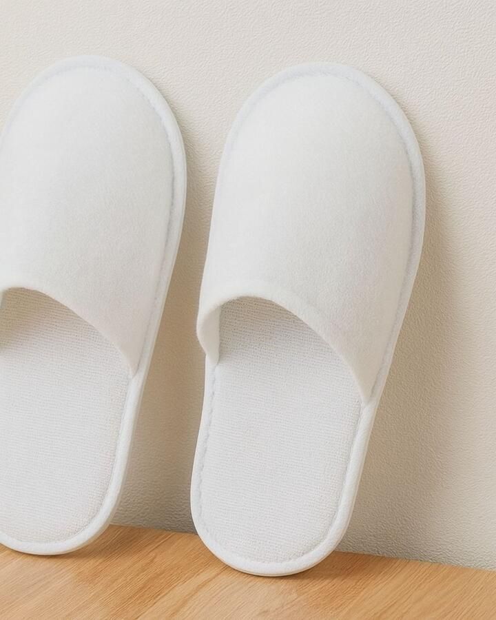 Merkloos Hotels Wegwerp Wellness Slippers 10 Paar Wit Voor Hotel Sauna Spa & Gasten