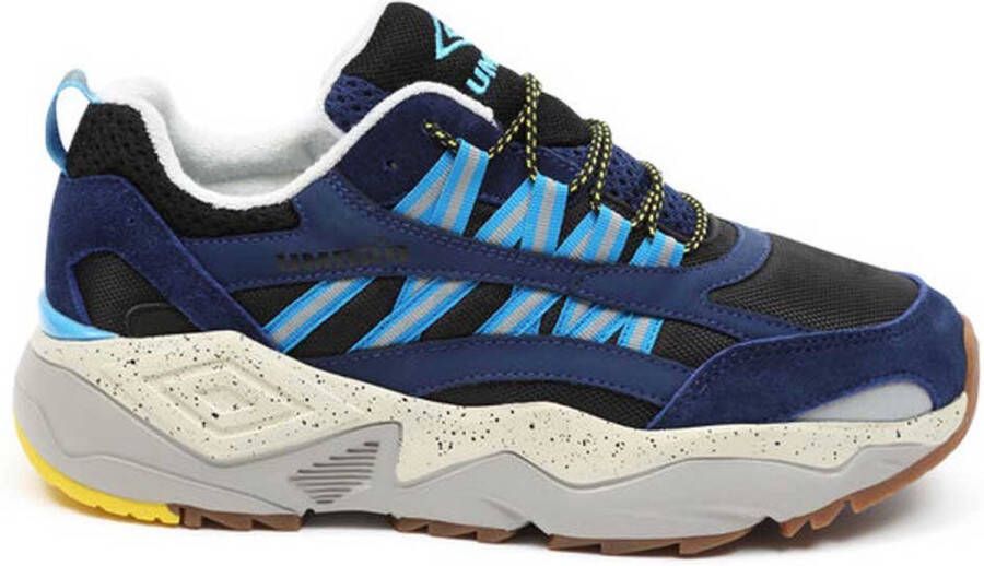 Umbro Neptune Outdoor Sneakers Dark Navy Dijon Black Scarlet Ibis Heren