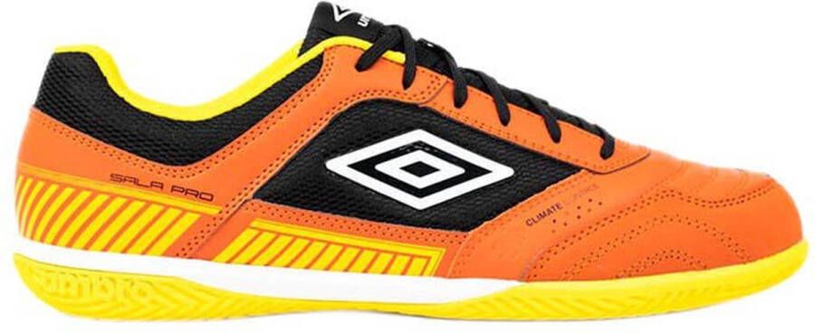 Umbro Sala II Pro IN Zaalvoetbal Schoenen Tangerine Tango White Black Blazing Yellow Heren