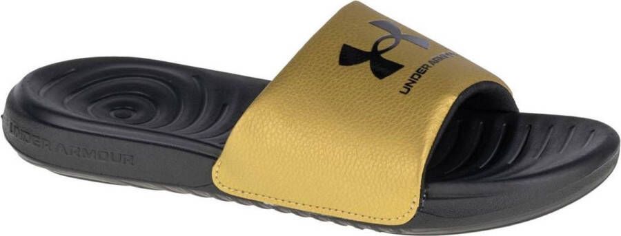 Under Armour Ansa Fixed Slides 3023772-006 Vrouwen Goud Slippers