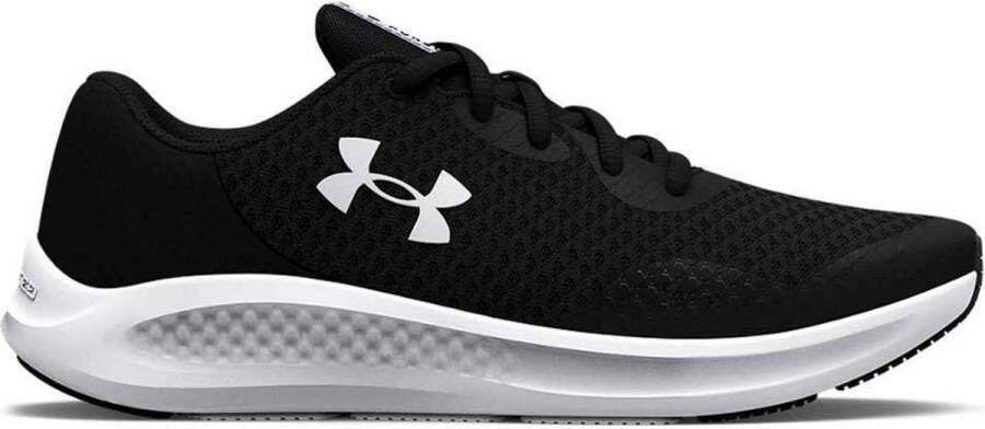 Under Armour BGS Charged Pursuit 3 Hardloopschoenen Black White Kinderen