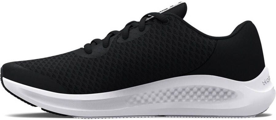 Under Armour BGS Charged Pursuit 3 Hardloopschoenen Black White Kinderen