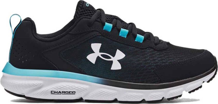 Under Armour Charged Assert 9 Hardloopschoenen Black Blue Surf White Heren