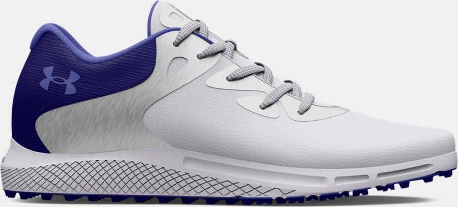 Under Armour Golf Under Armour Dames Charged Breathe 2 SL-White Navy Celeste