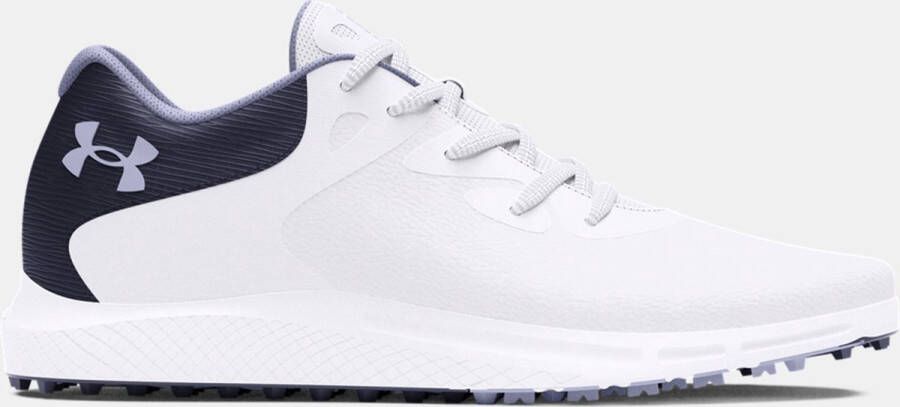 Under Armour Golf Under Armour Dames Charged Breathe 2 SL-White Navy Celeste