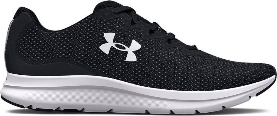 Under Armour Charged Impulse 3 Hardloopschoenen Black White Dames