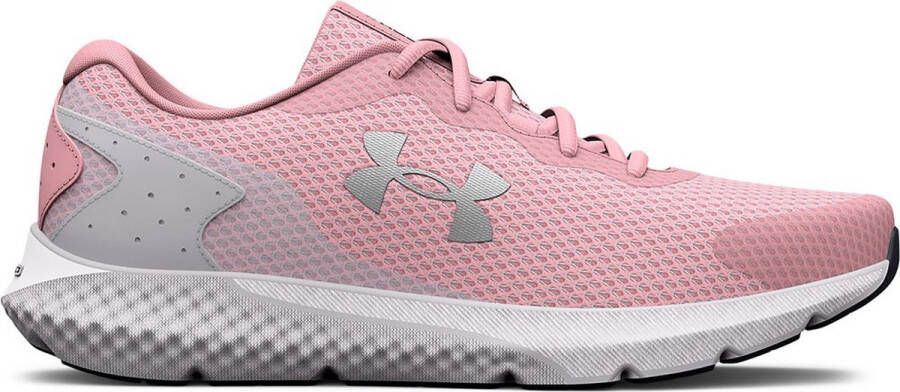 Under Armour Charged Rogue 3 Mtlc Hardloopschoenen Roze 1 2 Vrouw