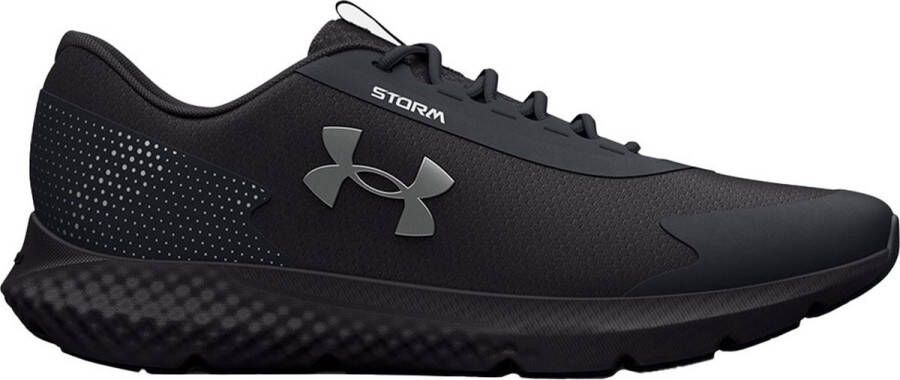 Under Armour Charged Rogue 3 Storm Hardloopschoenen Black Metallic Silver Heren