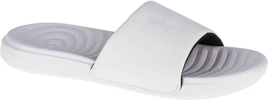 Under Armour Ansa Fixed Slides 3023772-101 Vrouwen Wit Slippers