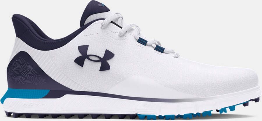 Under Armour Drive Fade SL Golfschoenen Voor Heren Wit Navy 42.5