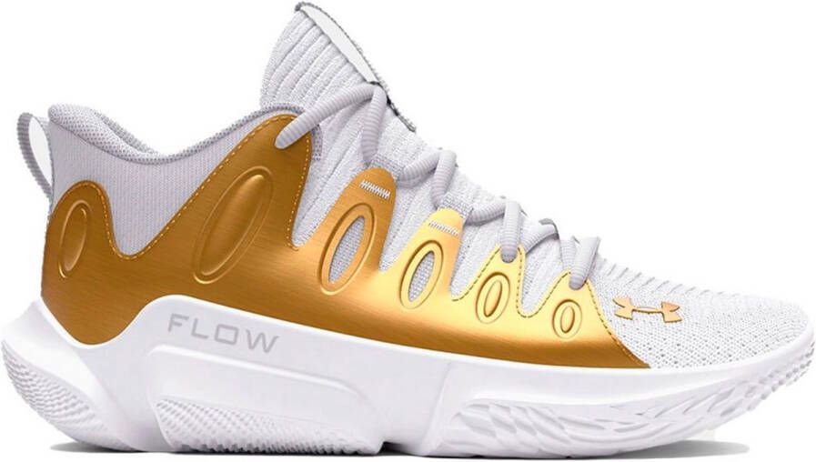 Under Armour Flow Breakthru 4 Basketbalschoenen Voor Wit