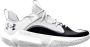 Under Armour Flow Futr X3 Basketbalschoenen White Heren - Thumbnail 3
