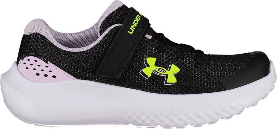 Under Armour Surge 4 AC sneakers zwart lila geel Mesh Logo 31.5