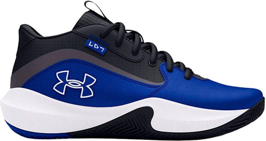 Under Armour Gs Lockdown 7 Basketbalschoenen Blauw Man