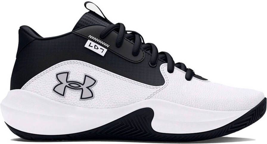 Under Armour Gs Lockdown 7 Basketbalschoenen Wit 1 2 Man