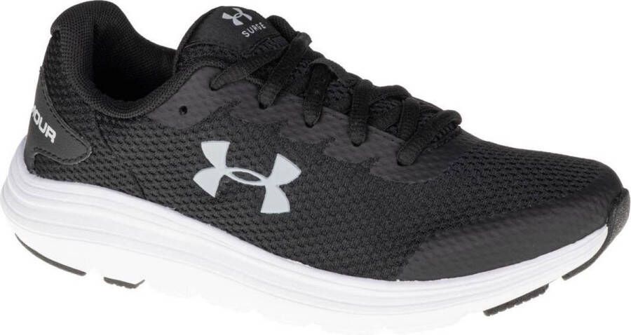 Under Armour GS Surge 2 3022870-001 voor een jongen Zwart Hardloopschoenen