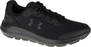 Under Armour GS Surge 2 3022870-002 voor een Zwart Hardloopschoenen