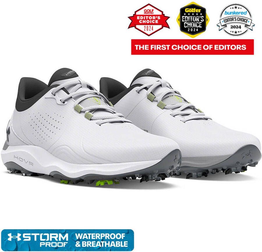 Under Armour Heren golfschoenen UA Drive Pro Wide Brede voet Mannen Softspikes Waterdicht