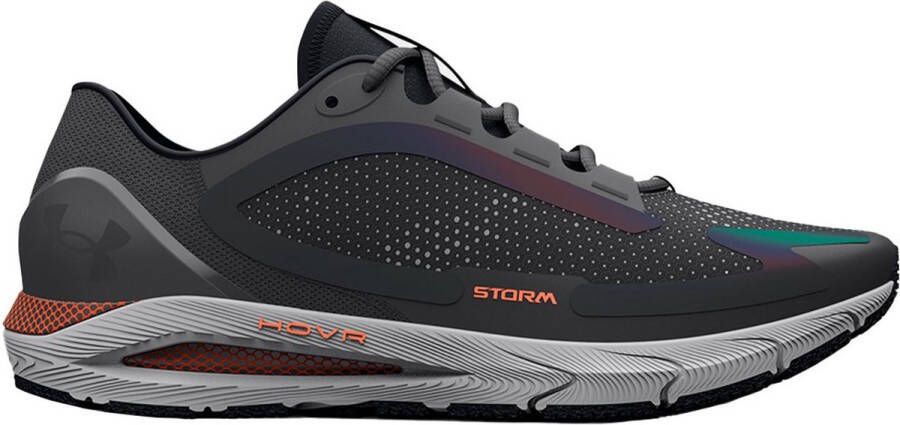 Under Armour HOVR Soni Storm Hardloopschoenen Jet Gray Mod Gray Blaze Orange Heren