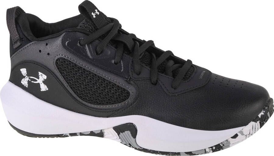 Under Armour Lockdown 6 3025616-001 Mannen Zwart Basketbal schoenen