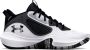 Under Armour Kinder Basketball-Schuhe UA Lockdown 6 White Black-36 5 ) - Thumbnail 2