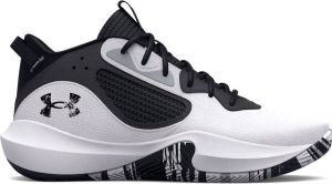 Under Armour Lockdown 6 Basketbal Schoenen White Jet Gray Black Kinderen