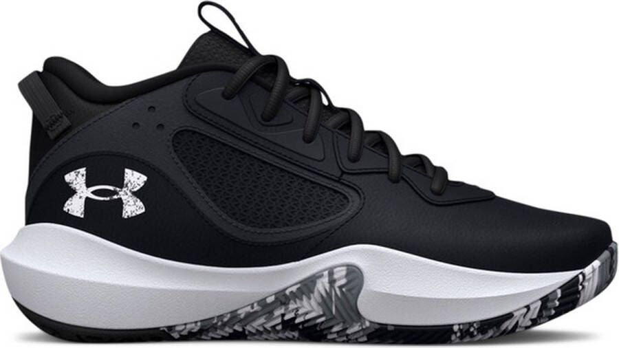 Under Armour Lockdown 6 GS kinderen Sportschoenen Volleybal Indoor zwart