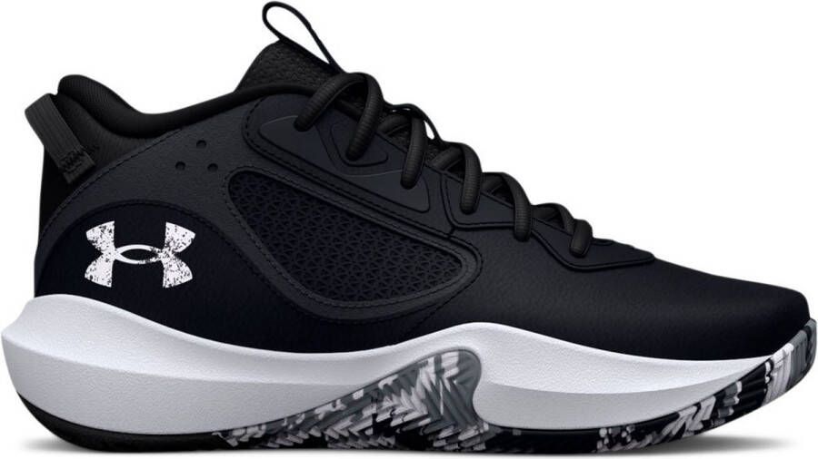 Under Armour Lockdown 6 GS kinderen Sportschoenen Volleybal Indoor zwart - Foto 1