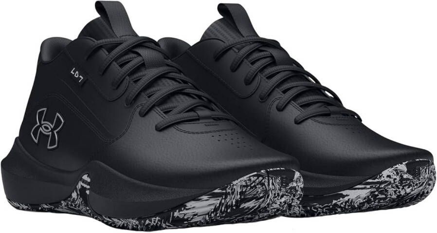 Under Armour Lockdown 7 Basketbalschoenen Sneaker Unisex 3028512 003 Zwart