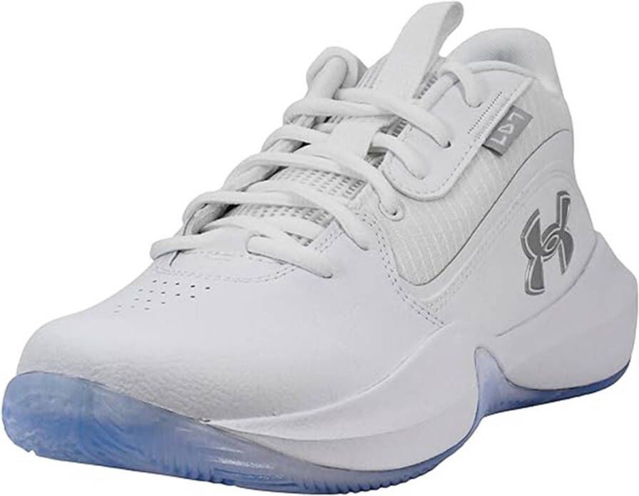 Under Armour Lockdown 7 Basketbalschoenen Sneaker Unisex 3028512 103 Wit