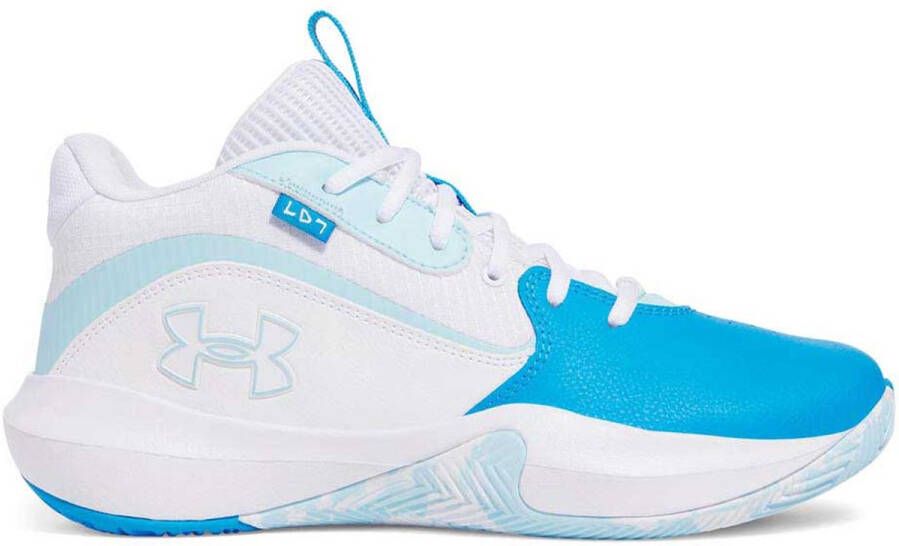 Under Armour Lockdown 7 Basketbalschoenen Wit Man