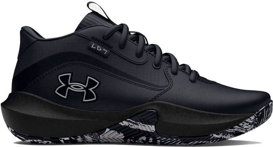 Under Armour Lockdown 7 Junior Basketbalschoenen Zwart Man