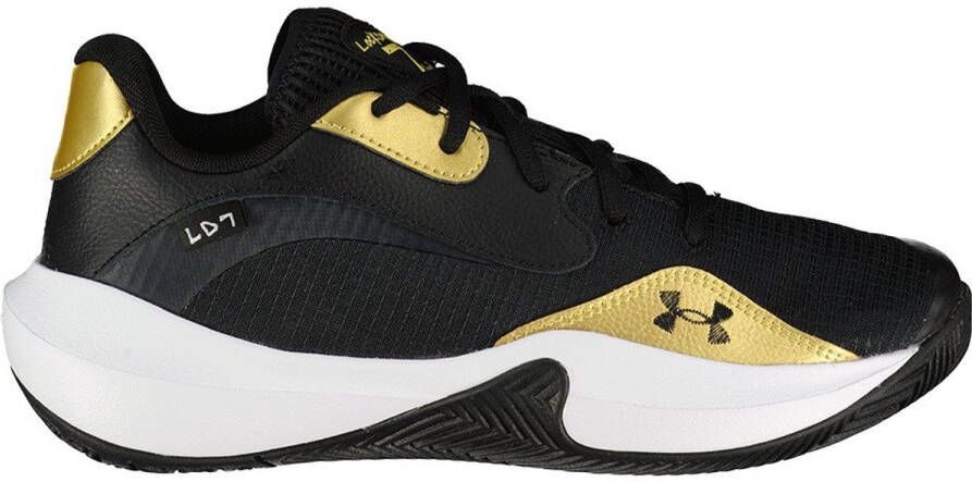 Under Armour Lockdown 7 Low Basketbalschoenen Zwart Man