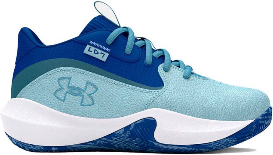 Under Armour Ps Lockdown 7 Basketbalschoenen Blauw Man