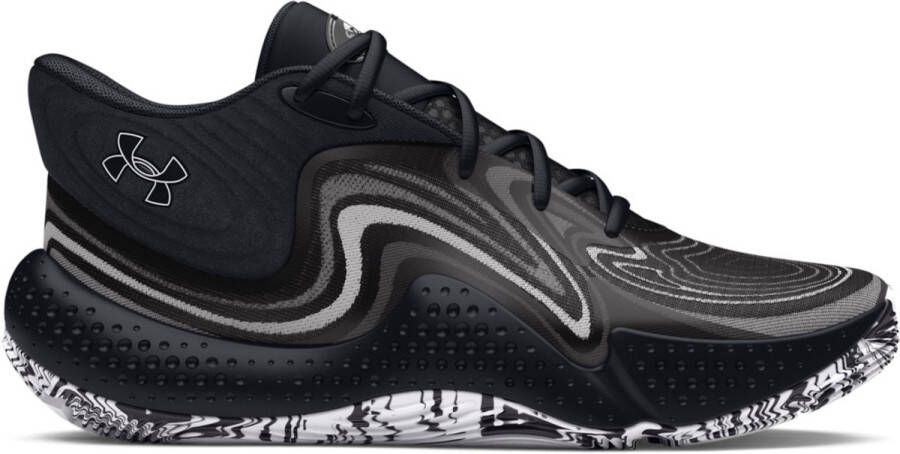 Under Armour Sneaker Ua Spawn 6 Mid Black 001-44 )