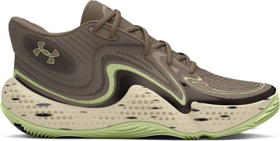Under Armour Sneaker Ua Spawn 6 Mid Camo Taupe Dusk 200-42 )