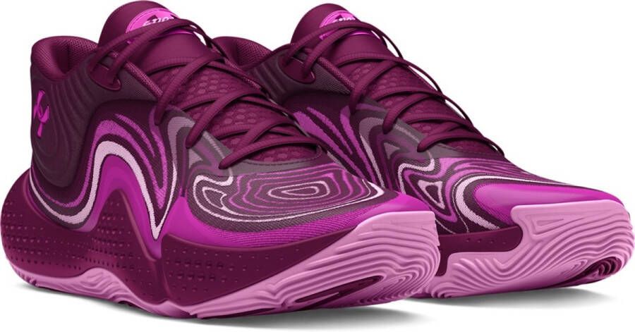 Under Armour Sneaker Ua Spawn 6 Mid Purple Gemini 505-46 )