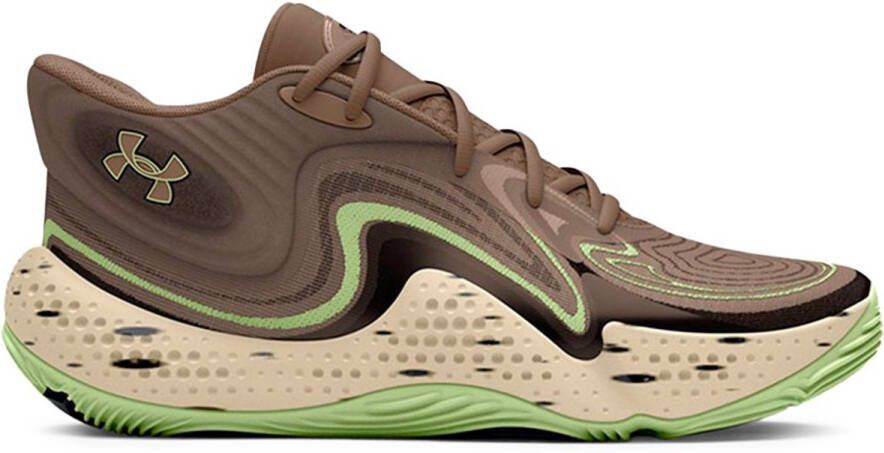 Under Armour Spawn 6 Mid Camo Basketbalschoenen Veelkleurig 1 2 Man
