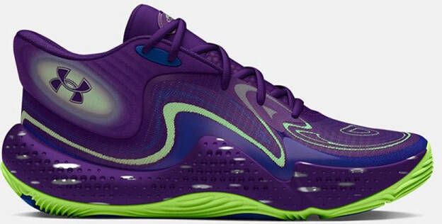 Under Armour Spawn 6 Mid Sos Basketbalschoenen Paars 1 2 Man