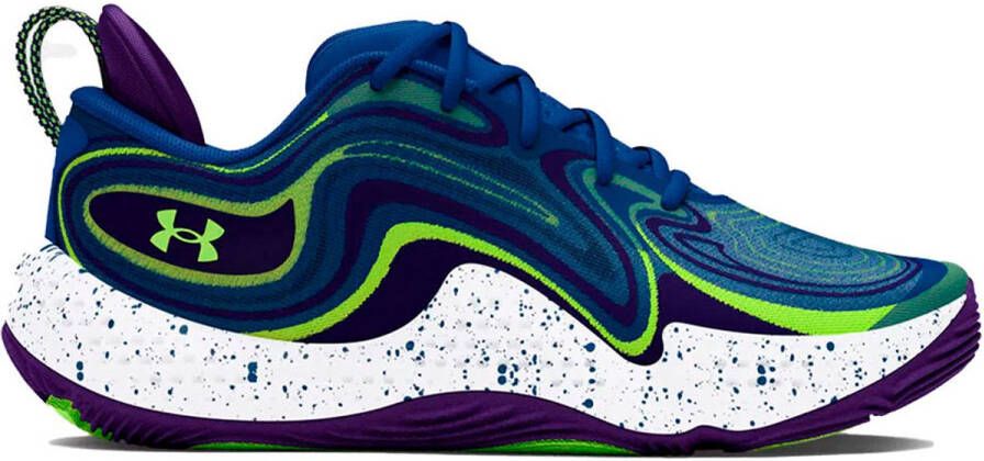 Under Armour Spawn 6 Sos Basketbalschoenen Blauw Man