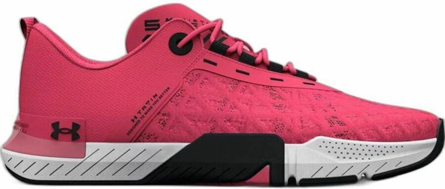 Under Armour Sportschoenen voor Dames Tribase Reign 5 Donkerroze