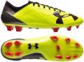 Under Armour SpotLight Pro 2.0 Voetbalschoenen Unisex Geel Rood Voetbalschoenen Heren - Geel
